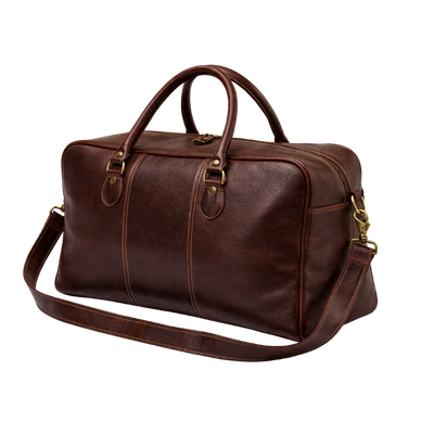 Leather Travel Overnight Bag