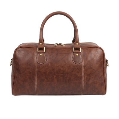 Leather Travel Weekender Bag