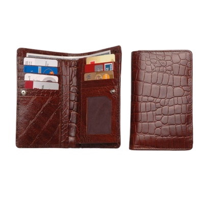 Leather Croco-Print Women’s Wallet