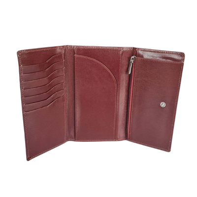 Leather Tri-fold Ladies Wallet