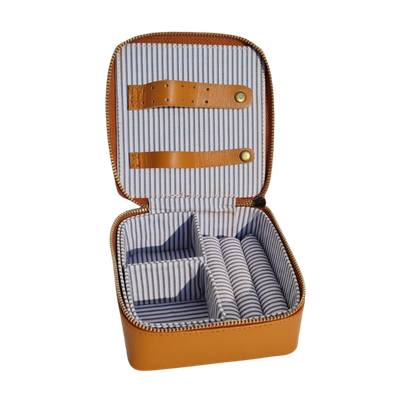 Leather Travel Jewellery Box