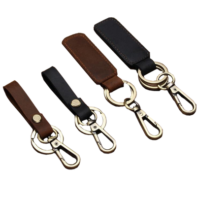 Stylish Leather Keychain