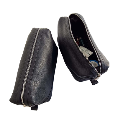 Leather Travel Toiletry Pouch