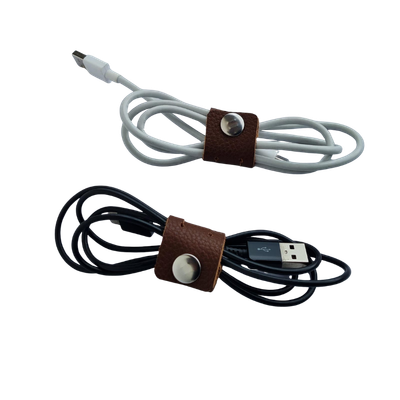 Leather Cable Organizer