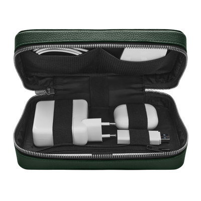 Leather Tech Organizer Case