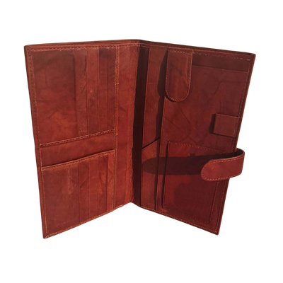 Brown Leather Travel Wallet
