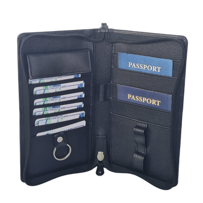 Leather Multifunctional Travel Wallet