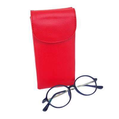 Leather Double Eyeglass Case