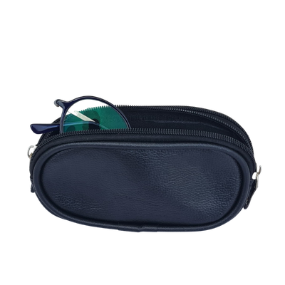 Leather Dual Glasses Pouch