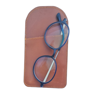 Minimal Leather Eyeglass Sleeve