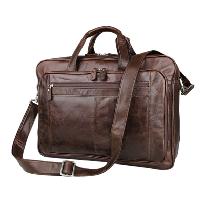 Leather Business Laptop Bag