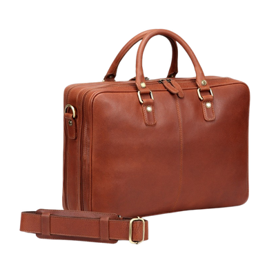 Leather Travel Laptop Bag