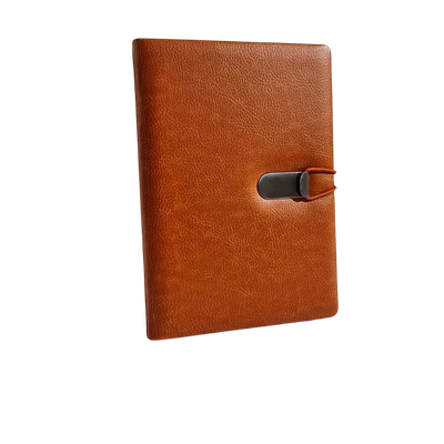 Leather Notebook Diary with elastic loop Closure