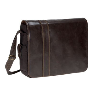 Leather Casual Messenger Bag