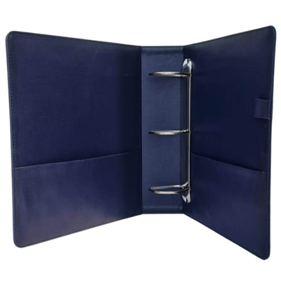 Navy Blue 3 Ring Binder Document Organizer