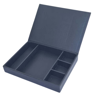Leather Amenity Box with Compartments